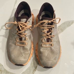 On Running tennis shoes.